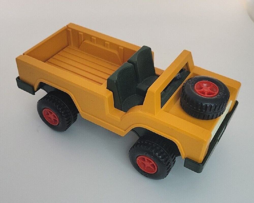 VINTAGE Fisher Price Adventure People 1975 safari truck jeep vehicle #304